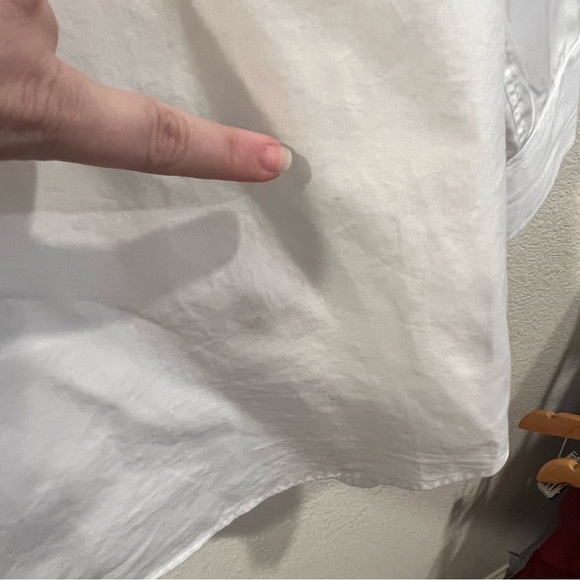 PINK Thomas Pink classic white button down long sleeve shirt 18-35 1/2 - Picture 12 of 12